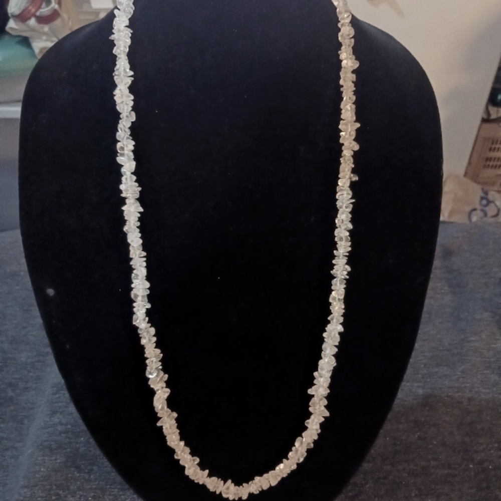 Vintage Quartz Chips Necklace
